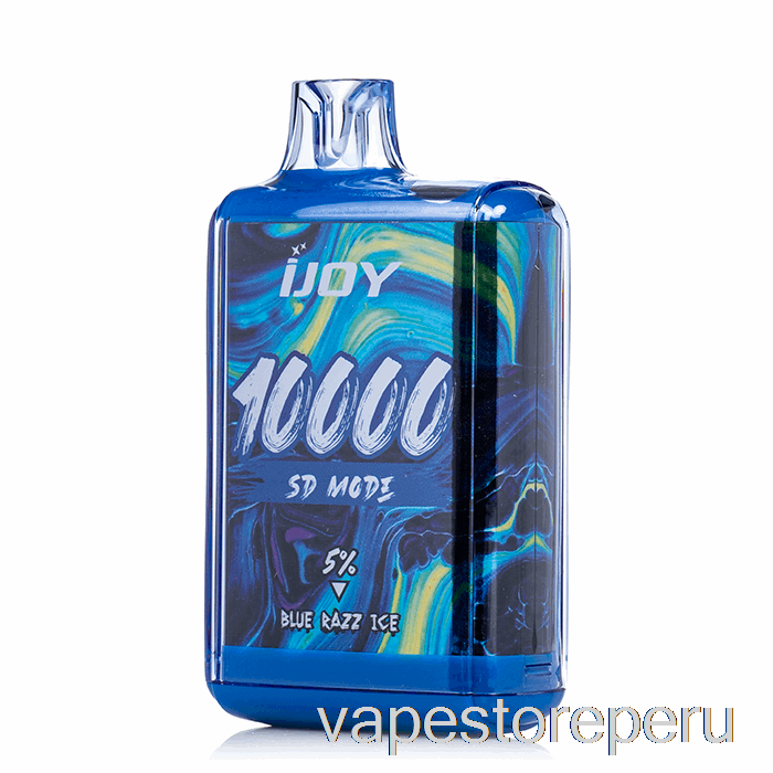 Vape Recargable Ijoy Bar Sd10000 Desechable Azul Razz Ice